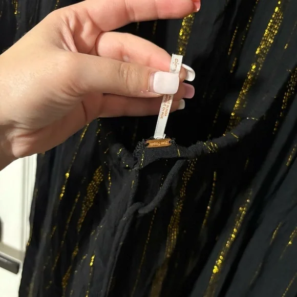 Free People Huxley Gauzy Maxi Dress Endless Summer L - Picture 6 of 7